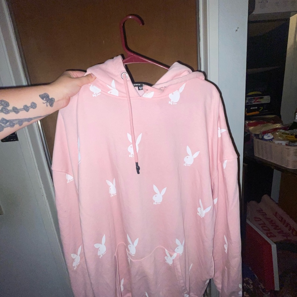 Playboy x Misguided long sweatshirt